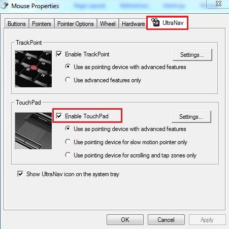 How to enable or disable your touchpad - ThinkPad - Lenovo ...